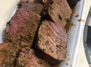 Una foto de lomo al cilantro
