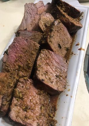Una foto de Lomo al cilantro