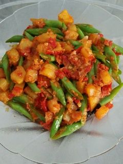 Foto resep Sambal goreng kentang buncis