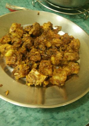 A picture of Spicy Pork Chop cuts.