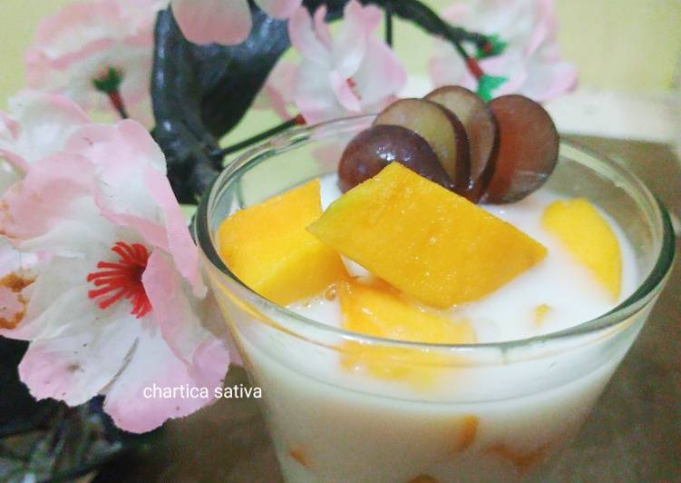 Resep Manggo yogurt milk Anti Gagal