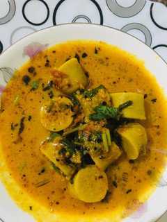 गट्टे की सब्जी (gatte ki sabzi recipe in Hindi) रेसिपी मुख्य फोटो