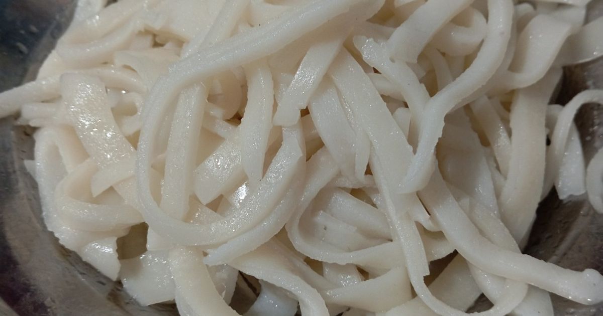 🟨Homemade Mie Kwetiau ▶️(Homemade Kwetiau (Flat Rice Noodles))🟥