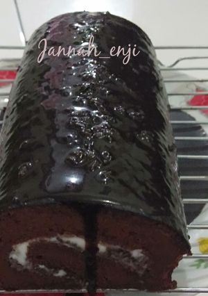 Foto resep Triple Chocolate Roll Cake