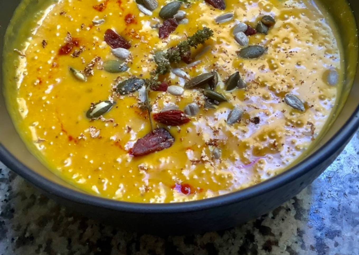 Velouté🪵 potimarron 🍂 noix de muscade🍁