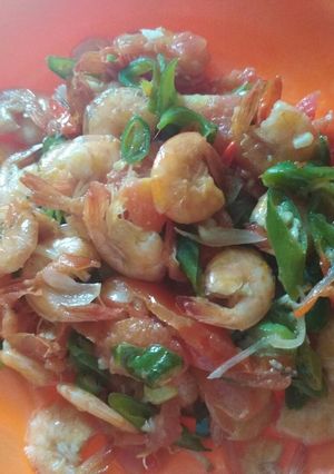 Foto resep Udang Cabe Ijo