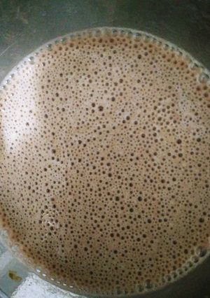 Una foto de Licuado de frutas y chocolate vegan 🌹🐩