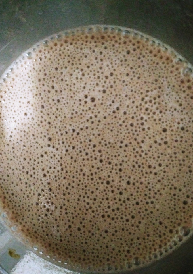 Una foto de Licuado de frutas y chocolate vegan 🌹🐩