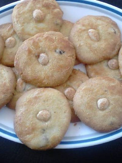 Una foto de Galletas con arándanos y almendras