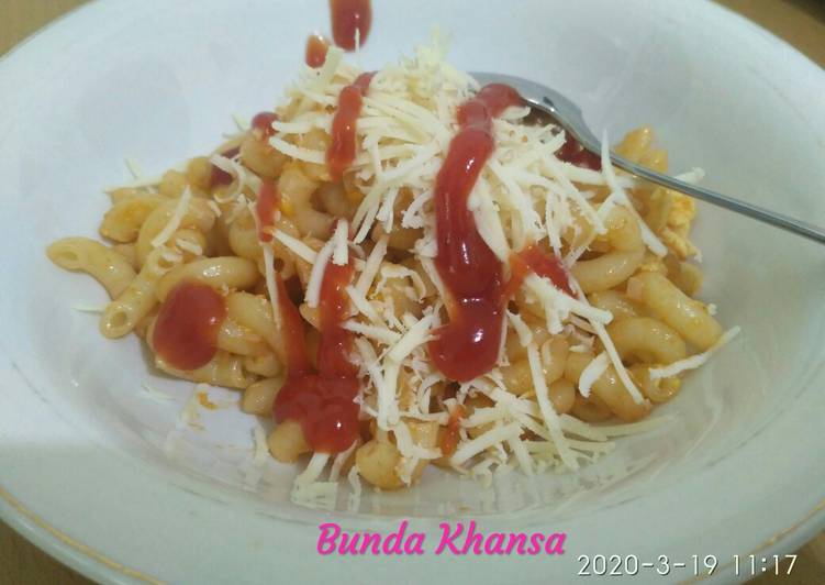 Macaroni goreng simple ala Bunda Khansa