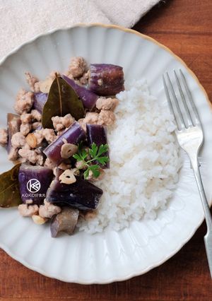 菲律賓醋燒茄子絞肉Adobo 的食譜成品照片