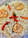 Prawn coconut pulao