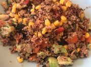 Una foto de quinoa con palta