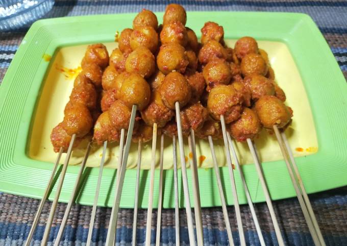 Sate telur puyuh ala angkringan