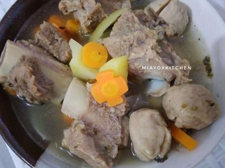 Anti Ribet, Memasak Sop Iga Bakso Kuah Bening Simpel