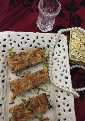 A picture of Magic Slice Dry Fruits Slice#EidKiMeethas.