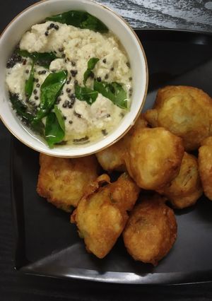 A picture of Mysore Bonda: A Popular Snack from Karnataka.