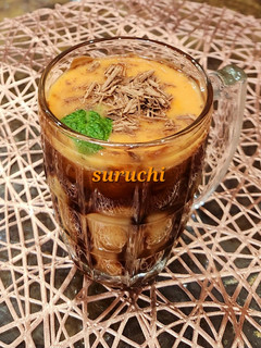 A picture of Papaya Banana Chocolate Smoothie.