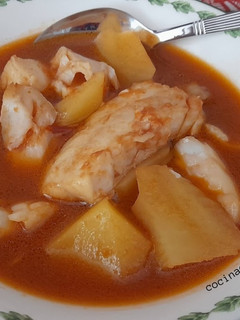 Una foto de Guiso de bacalao -Fandango de Elda-