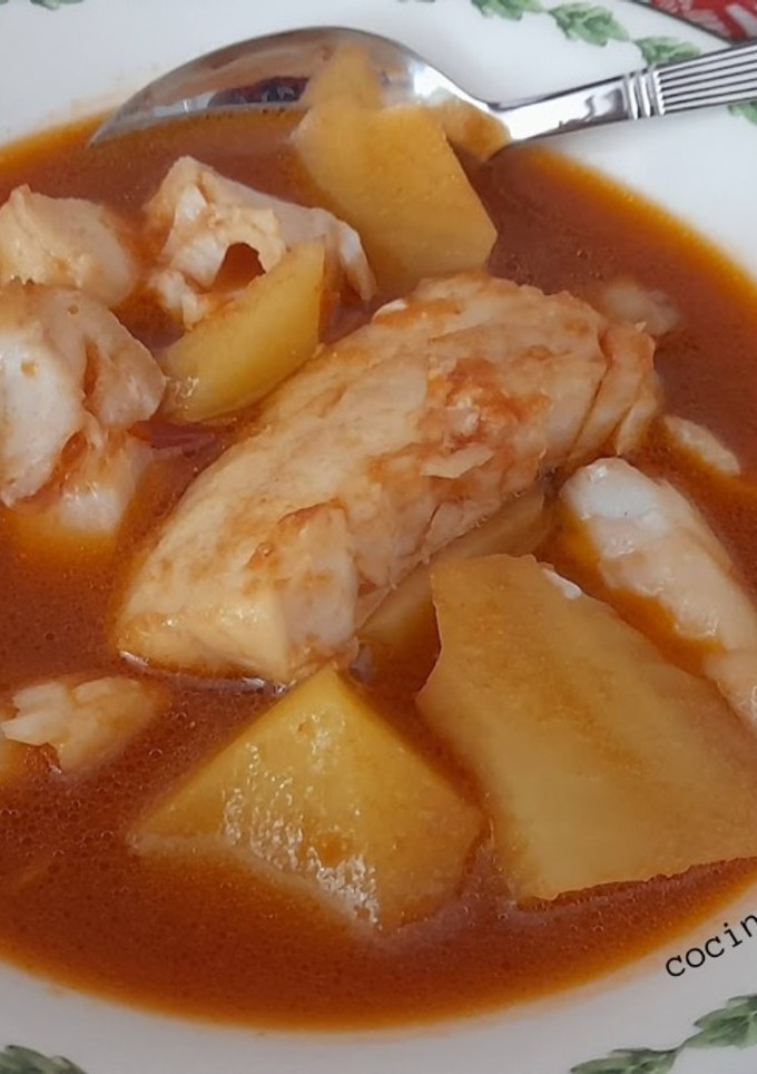 Una foto de Guiso de bacalao -Fandango de Elda-