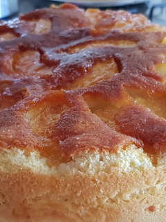Una foto de Tarta invertida de manzanas