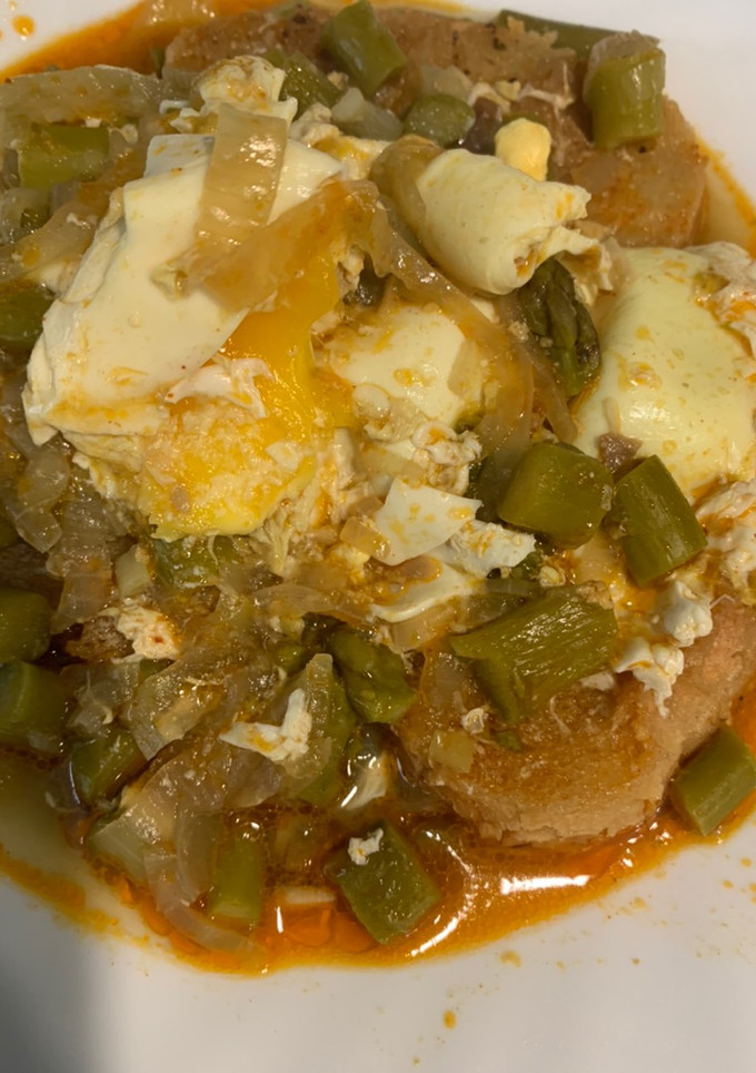 Una foto de Sopa de espárragos