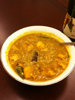 A picture of Chicken Mappas (With Fried Potatoes).