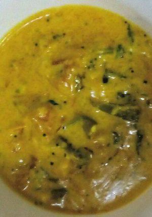 A picture of Mirchi tomato in malai.