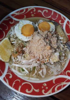 Foto resep Soto Lamongan dengan bubuk koya enak