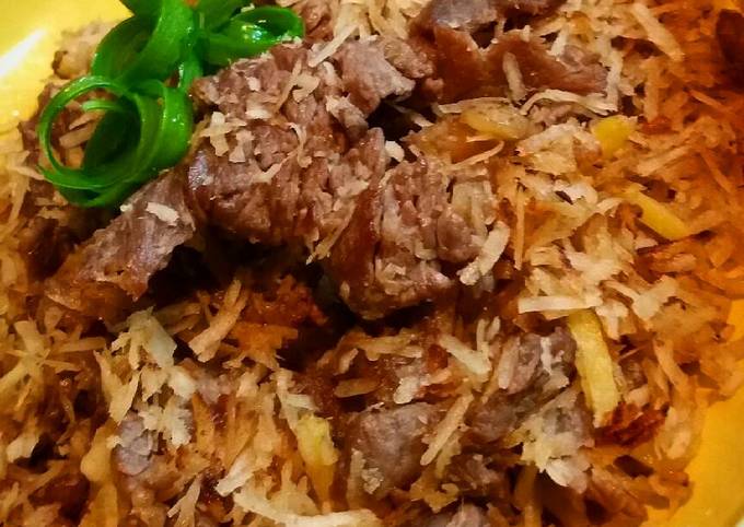 Resep: Serundeng Daging Sapi Bumbu Oriental Untuk Jualan