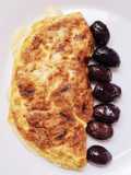 Omelette de queso al verdeo