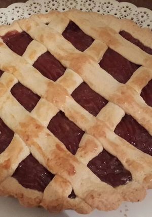 Una foto de Pasta frola de membrillo
