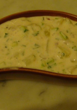 A picture of Pineapple Raita.