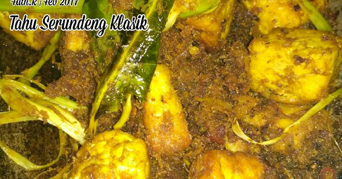 Resep Tahu Serundeng Klasik oleh Bintu Ruslan Adjie - Cookpad