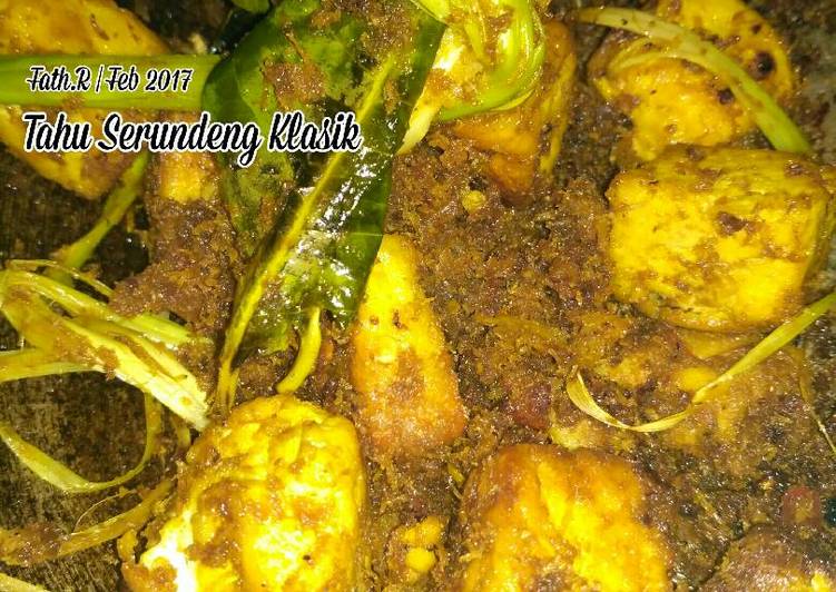 Resep Tahu Serundeng Klasik oleh Bintu Ruslan Adjie - Cookpad