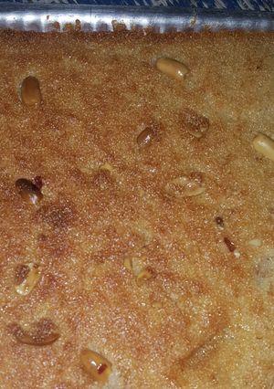 A picture of Delicious Basbousa.