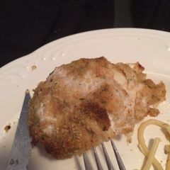 A picture of Chicken Breasts w/Mayo & Breadcrumbs.