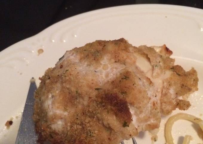 Simple Way to Prepare Homemade Chicken Breasts w/Mayo & Breadcrumbs
