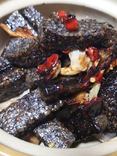 【電子鍋】三杯米血 的食譜成品照片