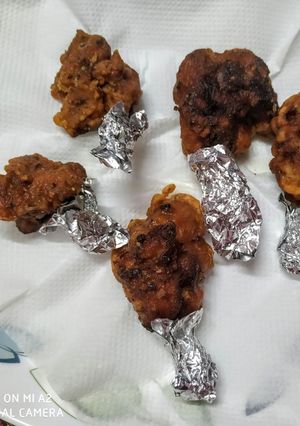 A picture of Chicken lollipops.