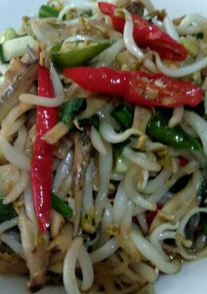 Foto resep Tumis toge ikan teri