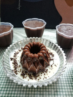 Foto resep Puding Coklat Vla Vanilla