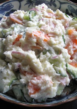 A picture of Mashed Cauliflower Salad.