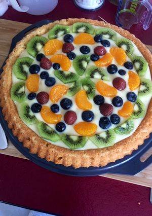 Obsttorte mit Puddingcreme Rezepthauptbild