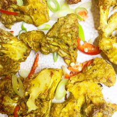A picture of Jerk Cauliflower Wings.