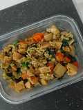Bubur Oatmeal Campur Jamur dan Sayur
