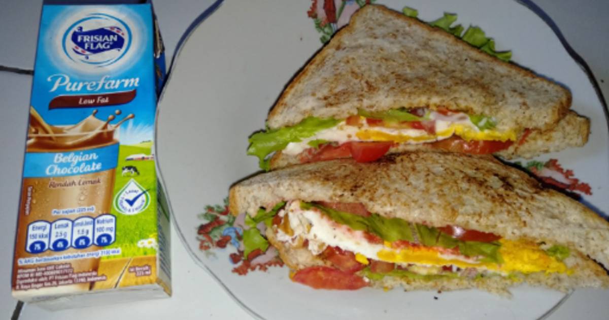 Resep Sandwich Gandum Diet Oleh Fitria Arshinda Cookpad