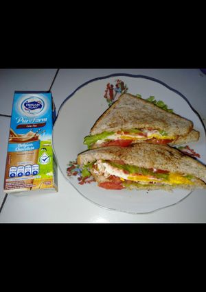 Foto resep Sandwich gandum diet