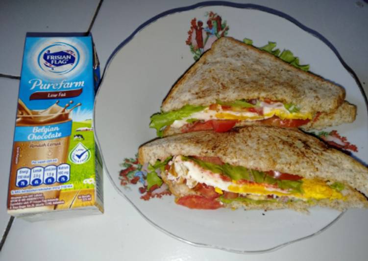 Resep Sandwich Gandum Diet Yang Lezat