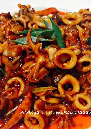 Foto resep Cumi Saus Padang
